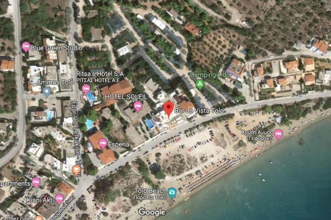 Mediterranean Sandy Beach Apartment Толо Екстер'єр фото